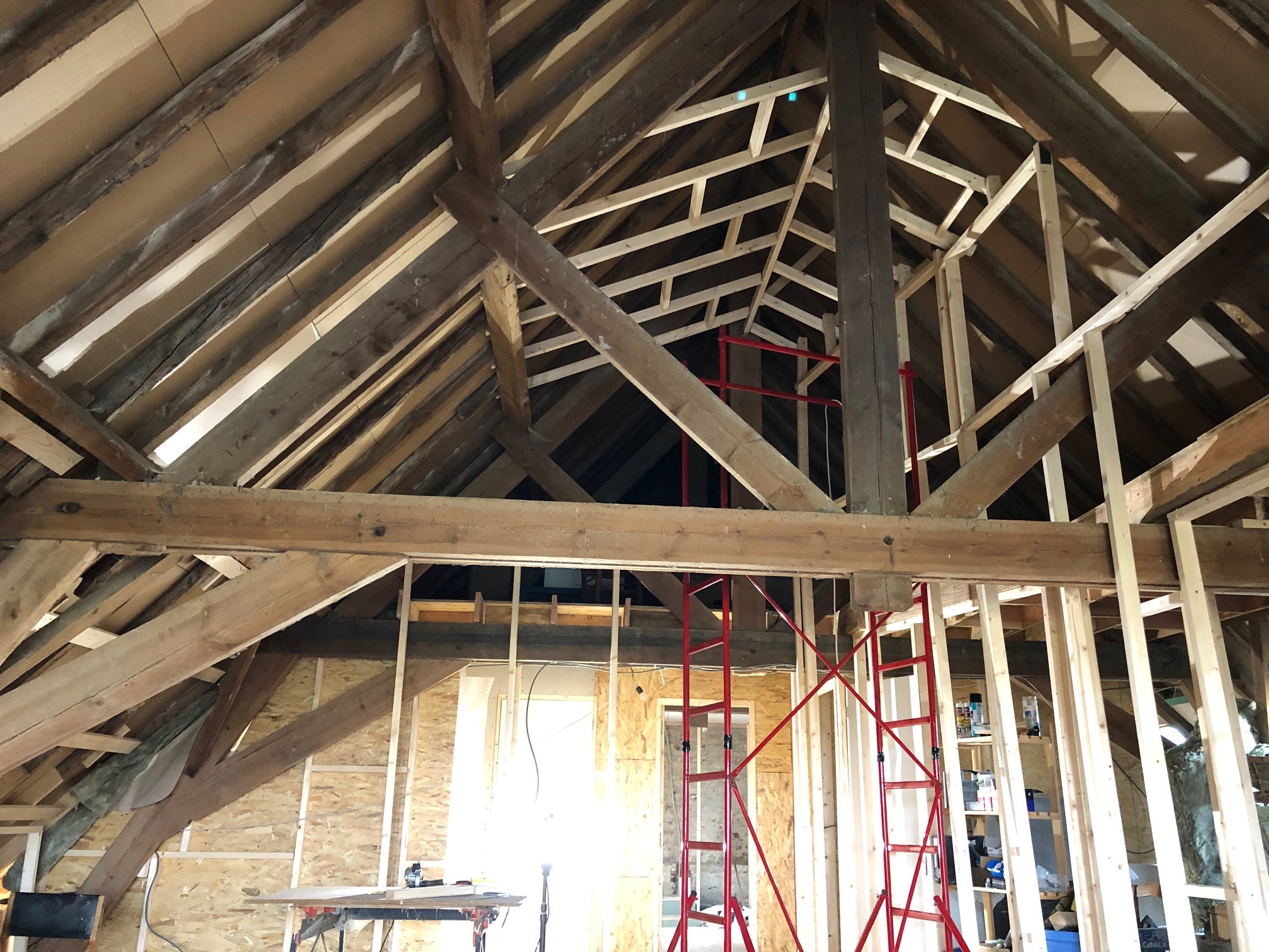 Studio 1 ceiling